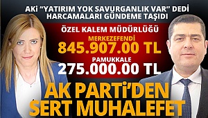 AK Parti’den sert muhalefet