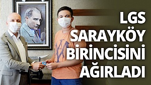 Başkan Özbaş, LGS Sarayköy birincisini ağırladı