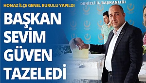 Başkan Sevim güven tazeledi