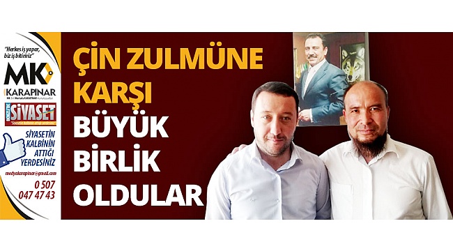 Çin zulmüne karşı büyük birlik oldular