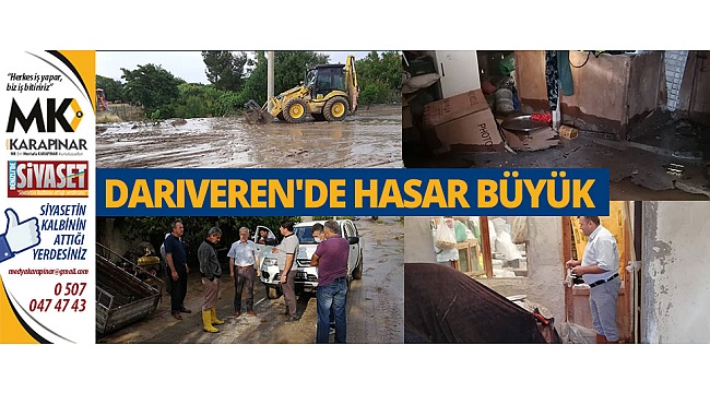 Darıveren'de hasar büyük