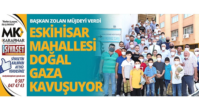 Eskihisar Mahallesi doğal gaza kavuşuyor