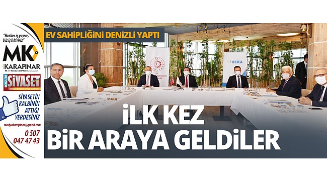GEKA, yeni yönetimi ilk kez bir araya geldi.
