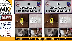 Jandarmadan uyuşturucu operasyonu