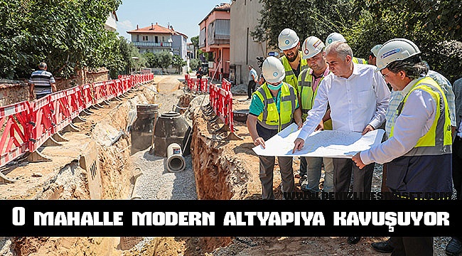 O mahalle modern altyapıya kavuşuyor