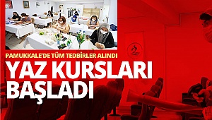 Pamukkale’de Yaz Kursları başladı