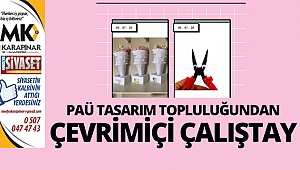 PAÜ tasarım topluluğundan çevrimiçi çalıştay