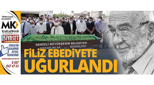 Ali Filiz ebediyete uğurlandı