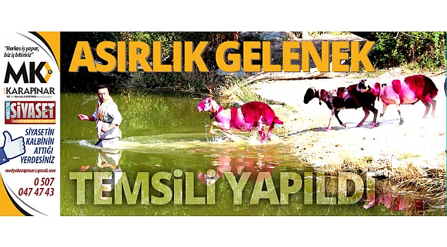 Asırlık gelenek temsili yapıldı