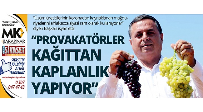 Başkan Akcan: Provakatörler kağıttan kaplanlık yapıyor