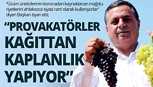 Başkan Akcan: Provakatörler kağıttan kaplanlık yapıyor