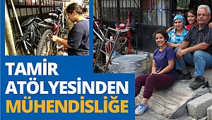 Bisiklet tamir ederek sınava hazırlanan genç kız, mühendislik hayaline ulaştı 