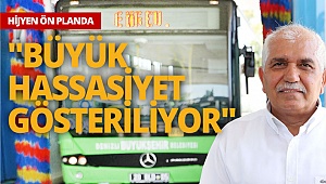 Büyükşehir otobüslerinde hijyen ön planda