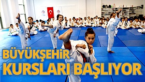 Büyükşehir spor kursları başlıyor