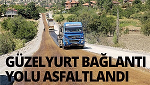 Güzelyurt bağlantı yolu asfaltlandı