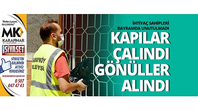 İhtiyaç sahipleri bayramda unutulmadı