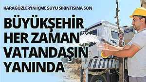 Karagözler'in içme suyu sıkıntısına son