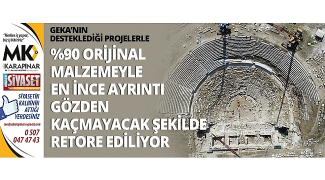 Laodikeia antik kentinde kazı ve restorasyon çalışmaları devam ediyor
