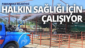 Pamukkale Belediyesi halkın sağlığı için çalışıyor