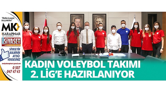 Pamukkale Belediyespor Kadın Voleybol takımı 2. lig’e hazırlanıyor