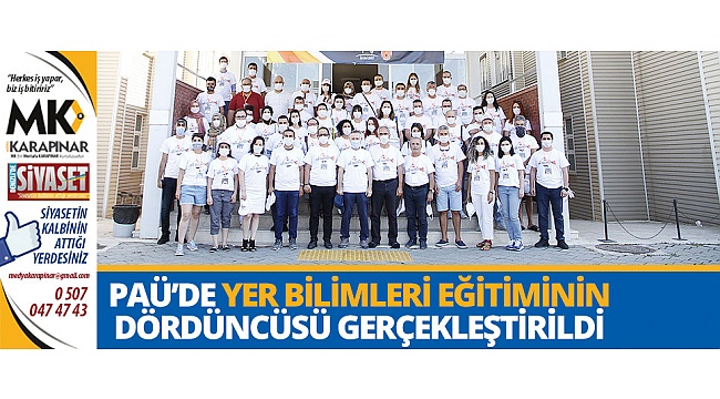 PAÜ’de Yer Bilimleri Eğitiminin dördüncüsü gerçekleştirildi