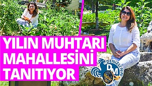 Yılın muhtarı mahallesini tanıtıyor