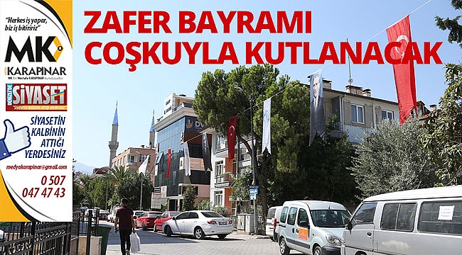 Zafer Bayramı coşkuyla kutlanacak