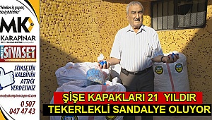 21 yıldır kapak toplayarak yardım ediyor