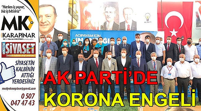 AK Parti'ye korona engeli