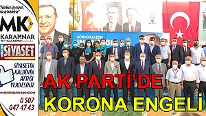 AK Parti'ye korona engeli