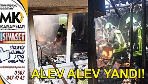 Alev alev yandı
