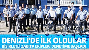 Bisikletli Zabıta ekipleri denetime başladı