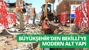 Cumhuriyet ve Uşak Caddesi modern alt yapıya kavuştu