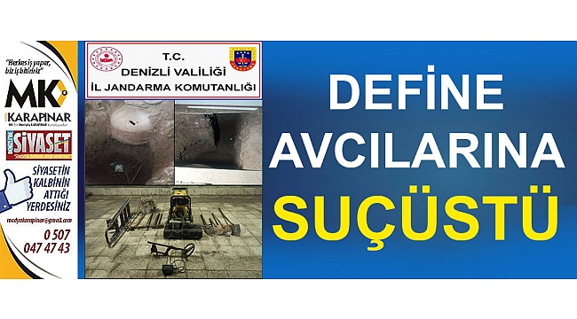 Define avcılarına suçüstü