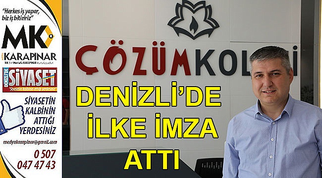 Denizli'de bir ilke daha imza attı