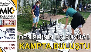 Denizli’nin üç büyük satranç kulübü Anakamp’ta buluştu