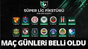 Denizlispor’un 4 haftalık maç günleri belli oldu