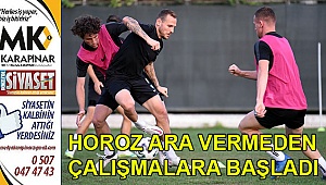 Horoz ara vermeden hazırlıklara başladı