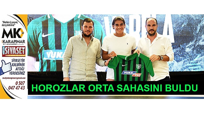 Horoz orta sahasını buldu