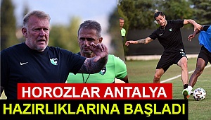 Horozlar Antalya hazırlıklarına başladı
