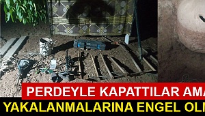 Kaçak kazı yaparken yakalandılar