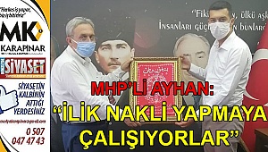 MHP'li Ayhan: 