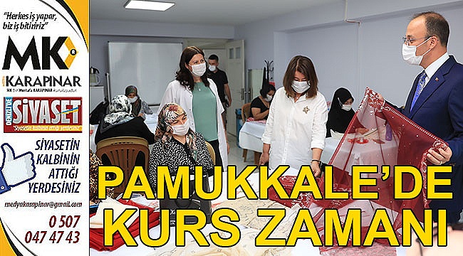 Pamukkale’de kurs zamanı