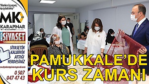 Pamukkale’de kurs zamanı
