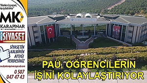 PAÜ, öğrencilerin işini kolaylaştırıyor
