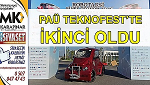 PAÜ TEKNOFEST’te ikinci oldu