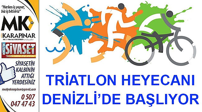Triatlon heyecanı başlıyor