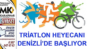Triatlon heyecanı başlıyor