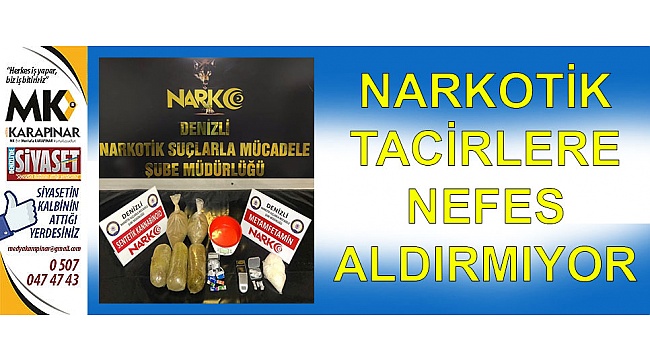 Uyuşturucu tacirlerine geçit yok