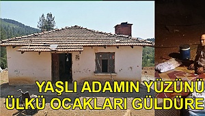 Yaşlı adamın evi tekrar yapılacak
